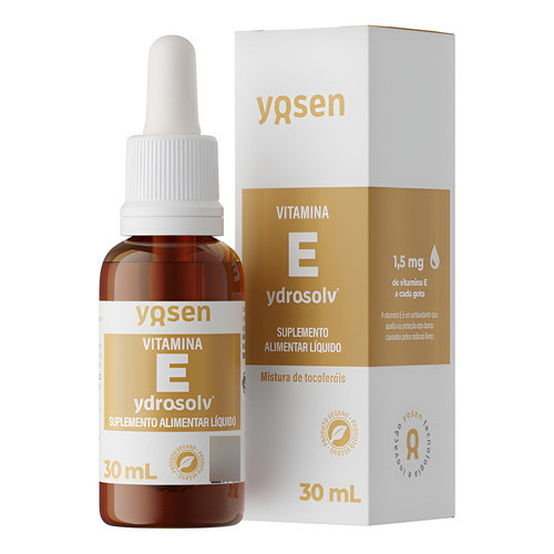 Vitamina E Mix De Tocoferóis Ydrosolv® 1,5mg Gota 30ml Yosen