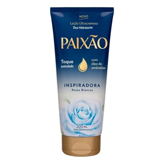 Hidratante Paixão Loção Ultracremosa Inspiradora Rosas Brancas 200ml em Oferta na Shopee