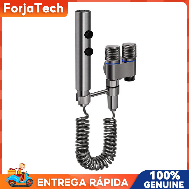 【ForjaTech】Kit Ducha Higiênica Para Banheiro Duas Saídas De 1/2 Mm Com Registro Conjunto De Pulverizador Chuveirinho em Oferta na Shopee