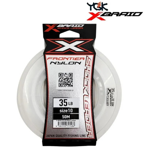 Linha X-Braid Frontier Nylon Shock Leader 50m - Selecione a bitola