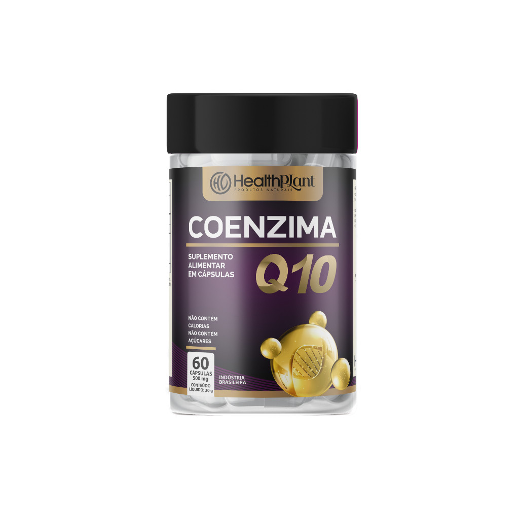 Suplemento alimentar em cápsulas Coenzima Q10 Ubiquinol