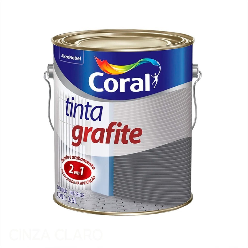 Tinta Grafite 2 Em 1 Alto Rendimento 3,6l Coral
