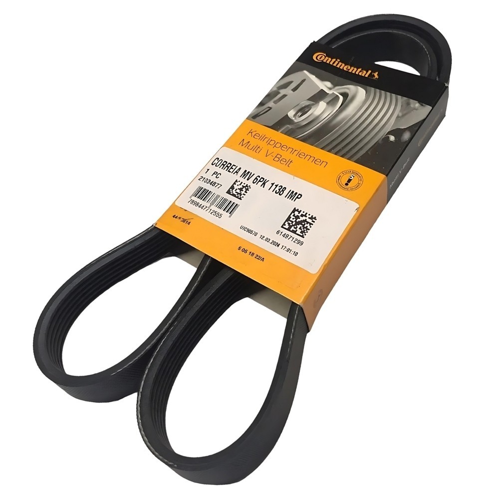 Correia Alternador Fiat Marea Ford Edge Fusion V6 6pk1138 em Oferta na Shopee