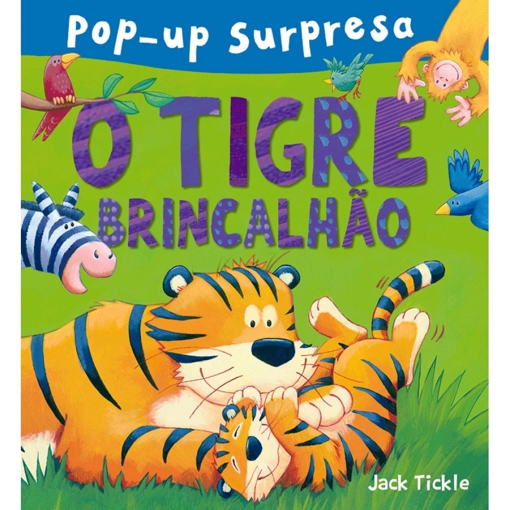 Livro Pop-up O tigre brincalhão em Oferta na Shopee