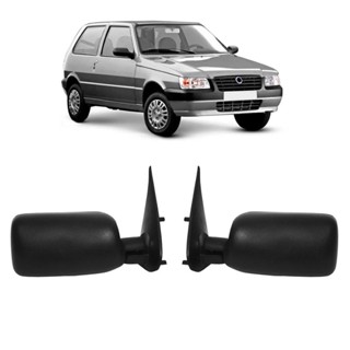 Par Retrovisor Fiat Uno 1993 94 95 96 97 98 99 2000 Preto em Oferta na Shopee
