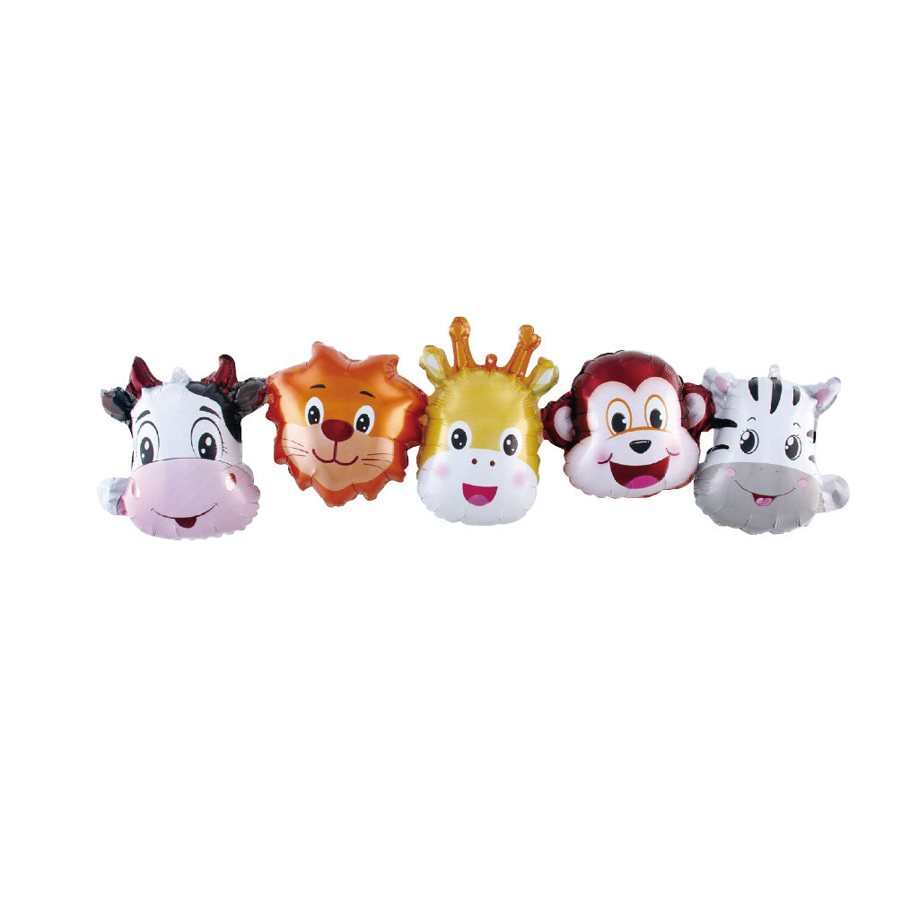 Faixa de Balão de Safari Animais de Tamanho 107,5x31,5cm Ideal para Festa e Aniversario