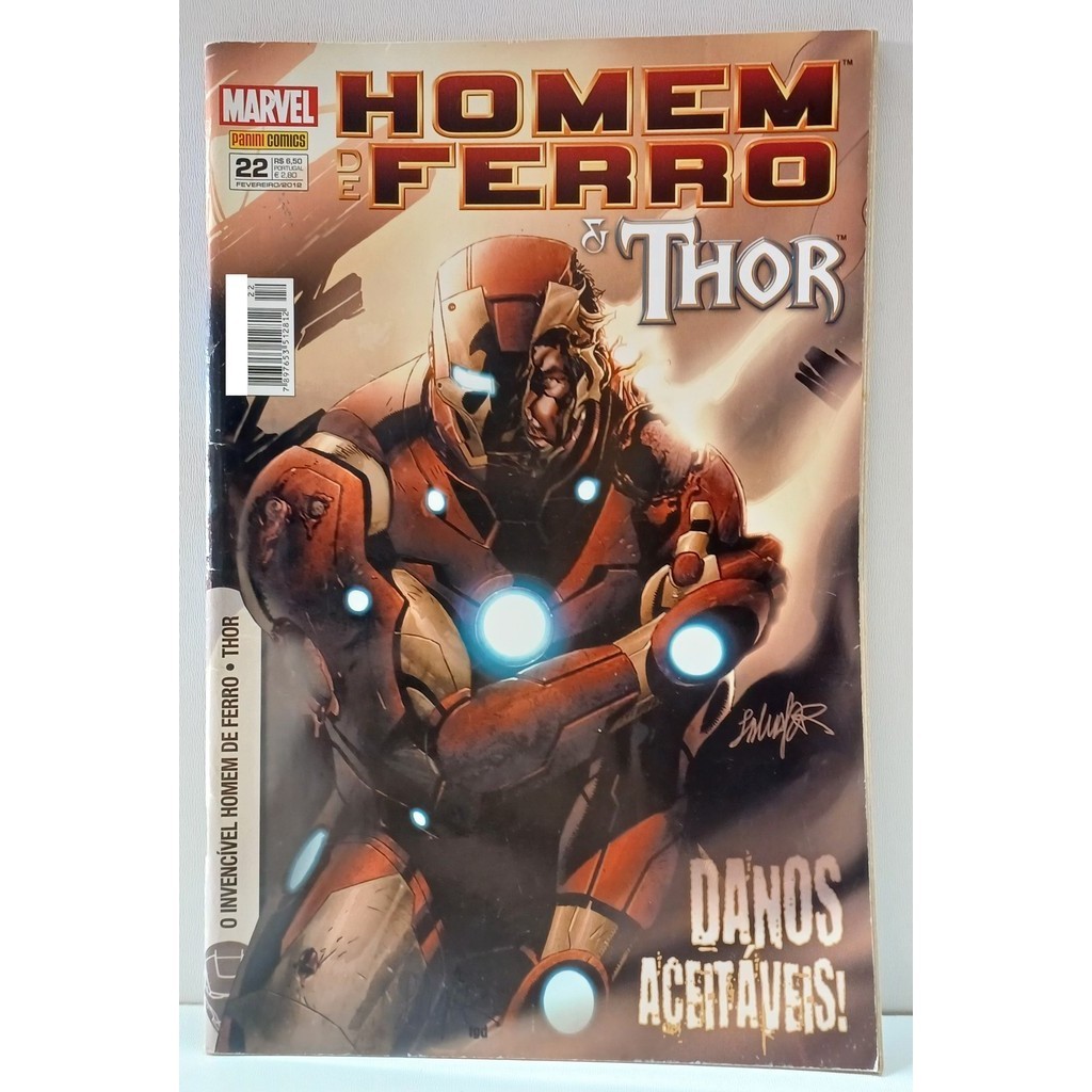 Hq O Invencível Homem de Ferro Nº 22 - Panini Comics
