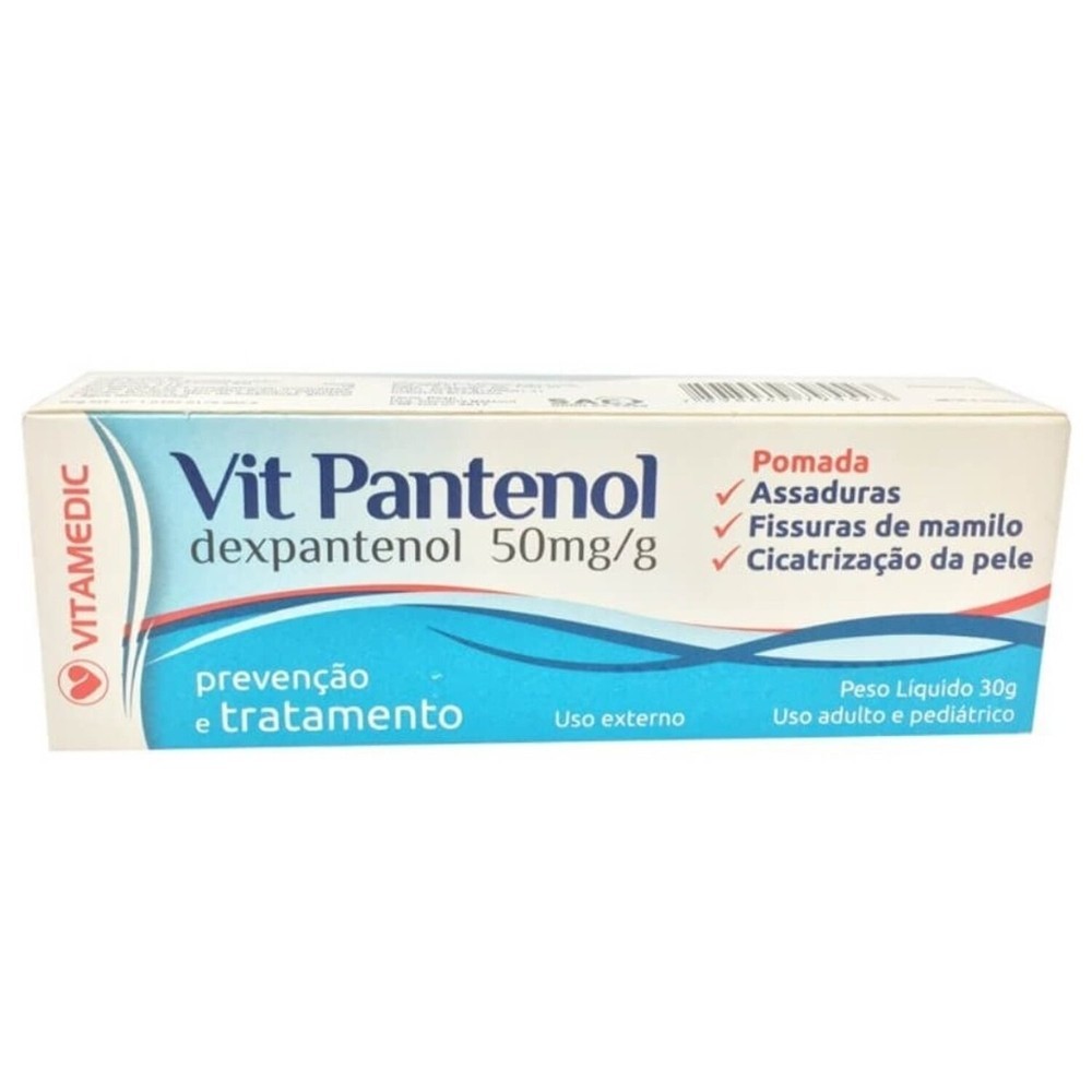 Vit Pantenol Pomada 50mg 30g - Health