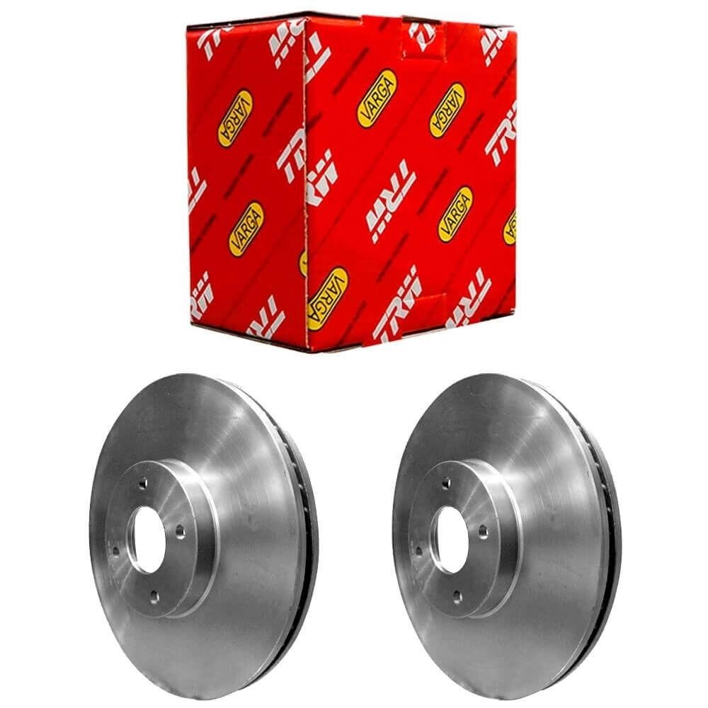 2 Disco Freio Prisma 1.4 Aro 13 2006-2012 Diant Ventilado - Spare Parts and Accessories for Vehicles
