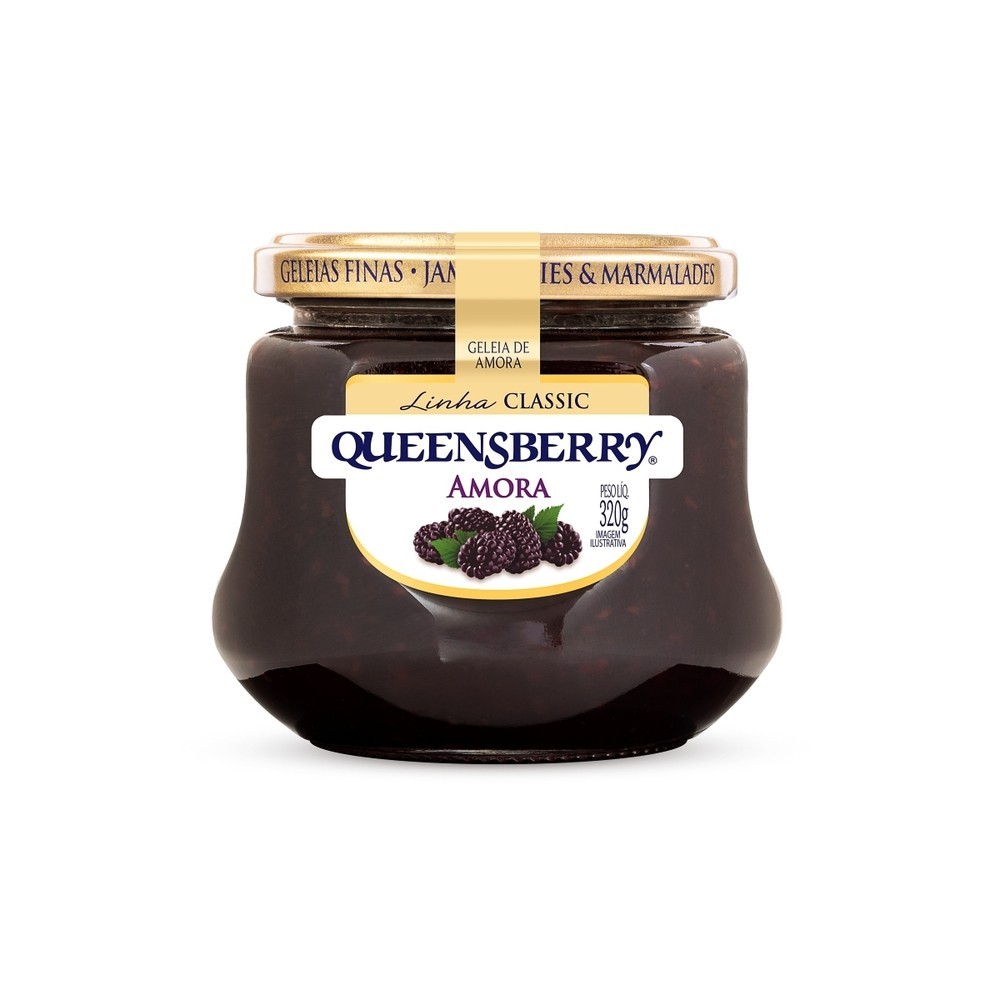 Geleia Queensberry Classic Amora 320G em Oferta na Shopee