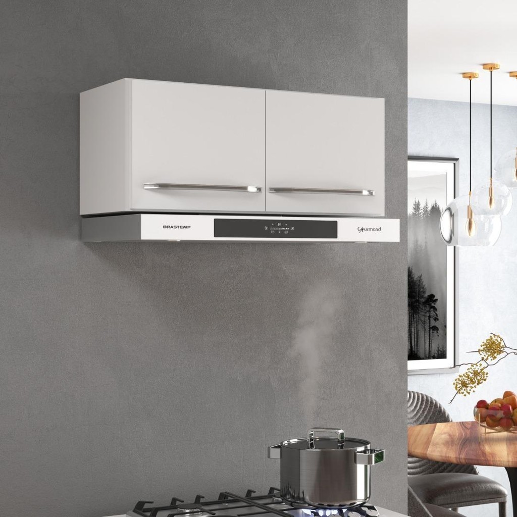 Armário Aéreo Modulado Para Geladeira Fidelitá Viena 70cm 2 Portas Branco em Oferta na Shopee