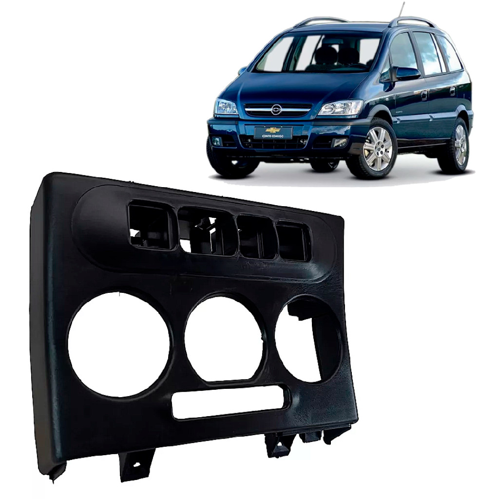 Moldura Painel Zafira Ar Analógico 2001 2002 2003 2004