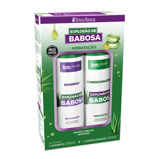 Kit Shampoo + Condicionador Beleza Natural Explosão de Babosa bn.Explosão em Oferta na Shopee