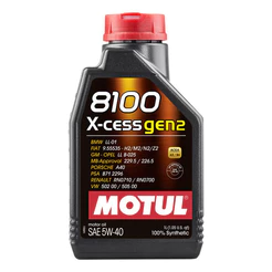 Óleo De Motor Motul Sintético 5w-40 Para Carros, Picapes E Suvs De 1 Unidade X 1l