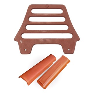 Passarinheira Telha Tipo Plan Cor Marrom Vazada 50 unid em Oferta na Shopee