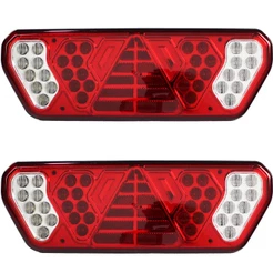 PAR Lanterna Traseira Caminhão Carreta Guerra LED 12V