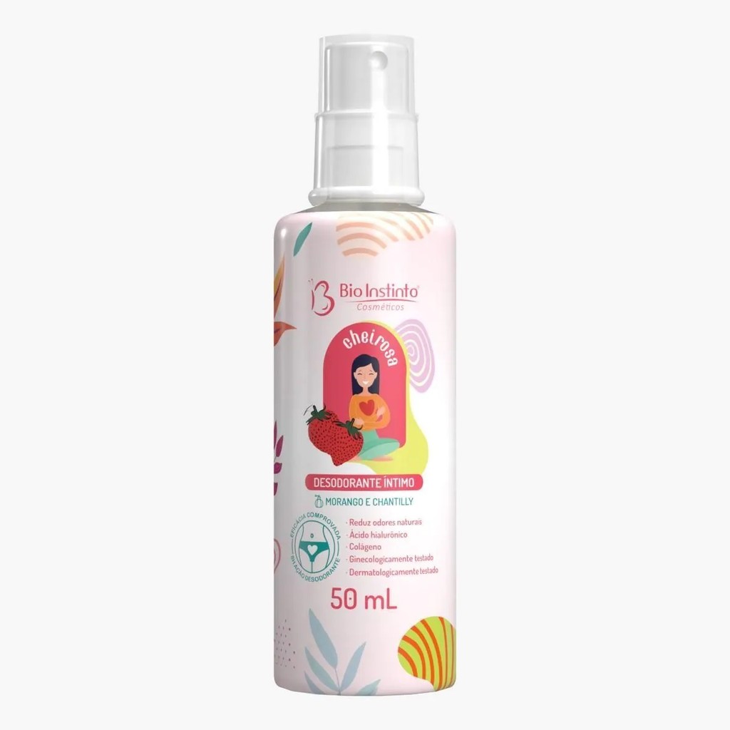 Desodorante Íntimo Cheirosa Morango E Chantilly 50ml - Bio Instinto