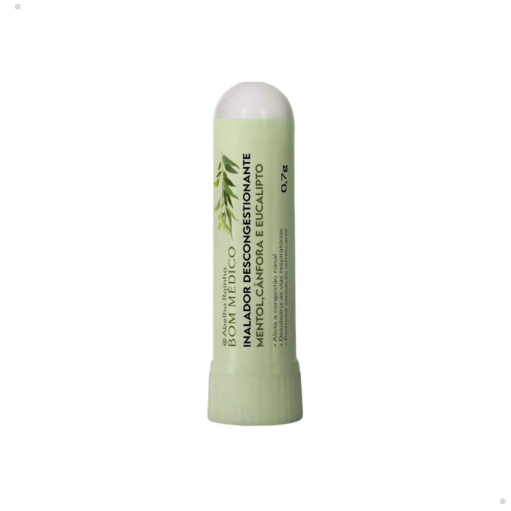 Inalador Aromático Refrescante Bom Médico Abelha Rainha 0,7g REF 3557