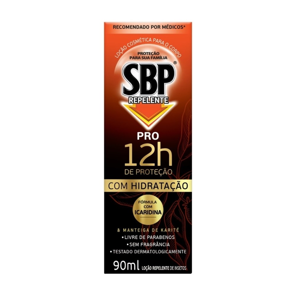 Locao Repelente SBP Pro 12H com Hidratacao 90ml em Oferta na Shopee