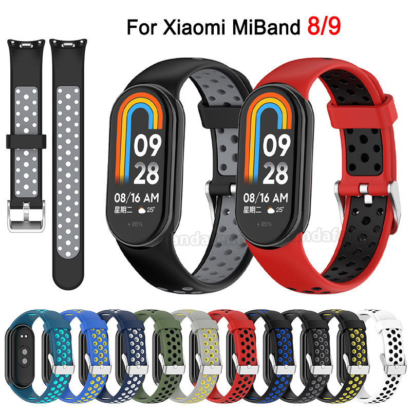 Pulseira De Substituição Esportiva Silicone Para Xiaomi Miband 9 Band 8 10 em Oferta na Shopee