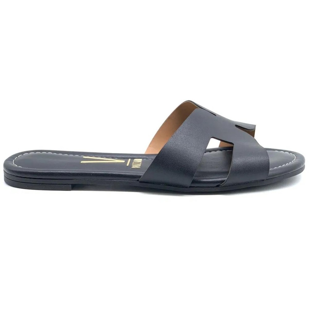 Rasteira Slide Vizzano H Básica Feminina - Preto em Oferta na Shopee