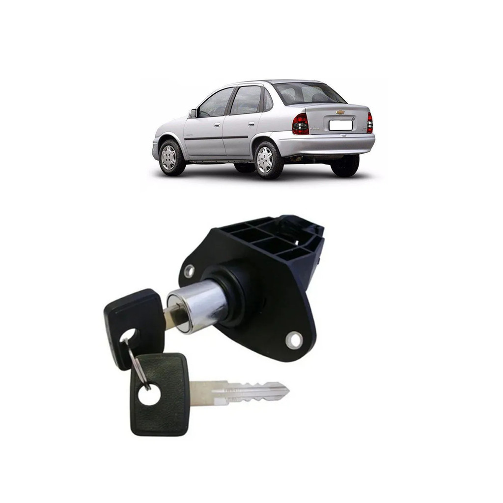CILINDRO PORTA MALA CORSA CLASSIC 1994 A 2004 COM CHAVE