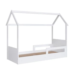 Cama Infantil Montessoriana Completa Móveis Branca