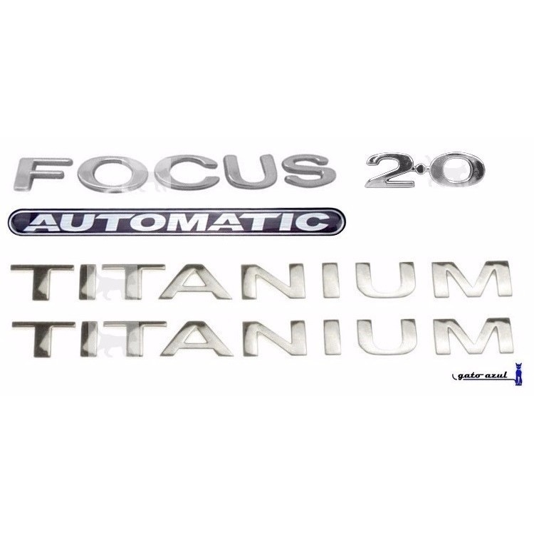 Emblema Focus 2.0 Automatic + Titanium - Sedan 2010 À 2013
