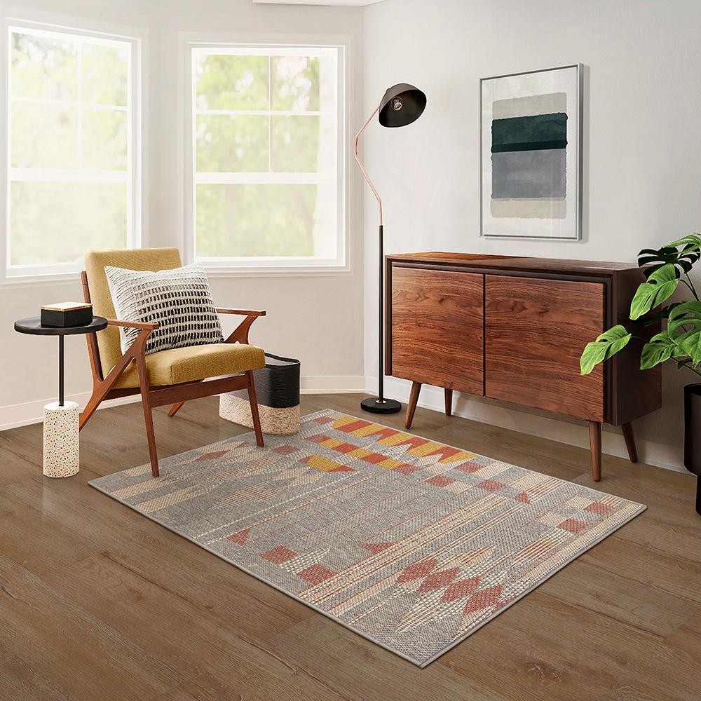 Tapete P/ Sala New Colors Mosaic 1,50x2,00 São Carlos em Oferta na Shopee