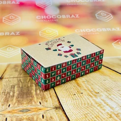 50 CAIXA 06 DOCES ESSENCIAL NATAL KRAFT ID5072 (NATAL IDEIA 2025) (CHOCO)