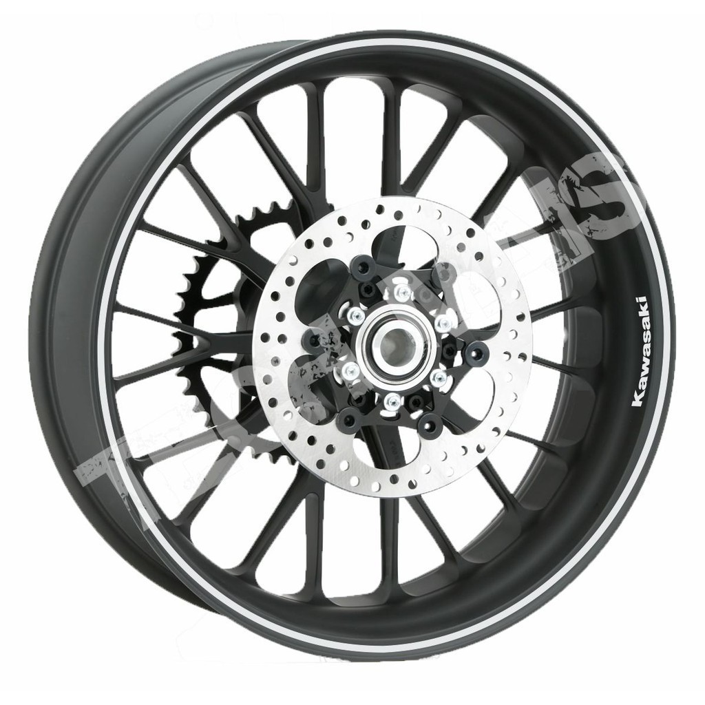 Kit de Adesivos Refletivo Faixa 5mm para Moto Kawasaki VERSYS 1000
