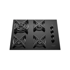Cooktop Fogão 4 Bocas Gás Dako Supreme Vidro Temperado Preto