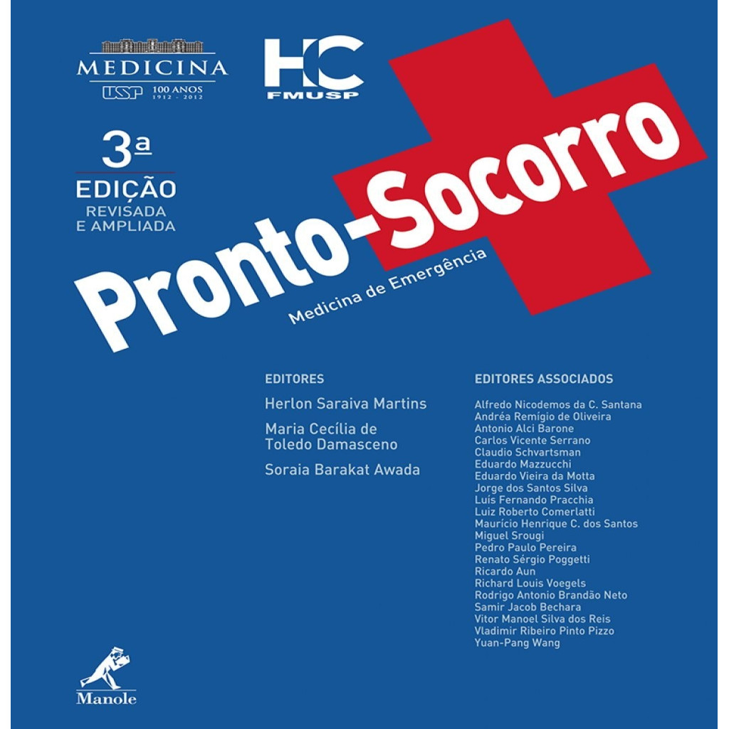 Pronto-Socorro: Medicina De Emergência autor Herlon Saraiva Martins e outros