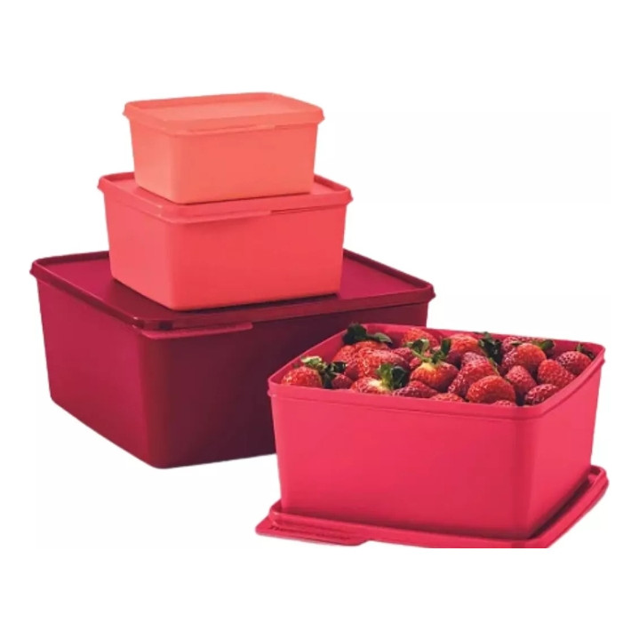 Tupperware Kit 4 Peças Basic Line