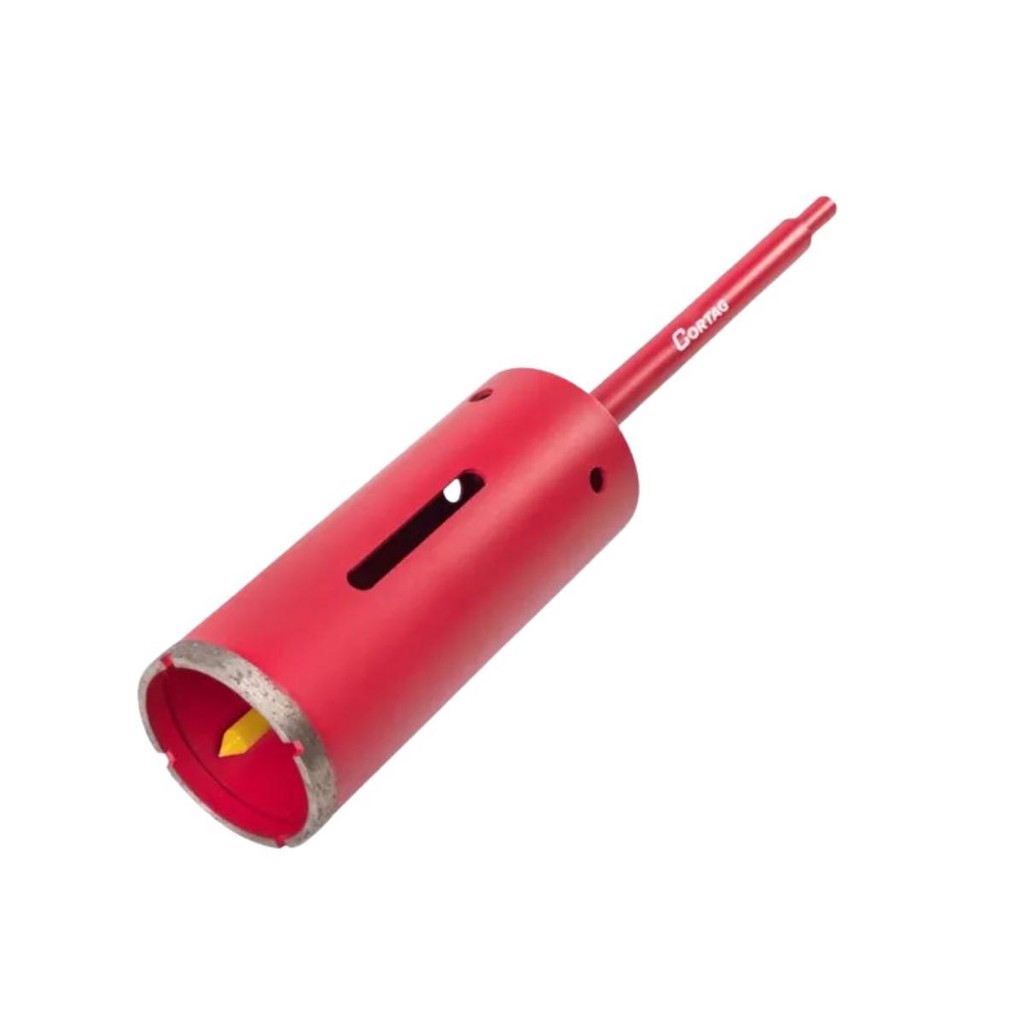 Broca Serra Copo Diamantada Longa Parede 53x150mm Cortag em Oferta na Shopee