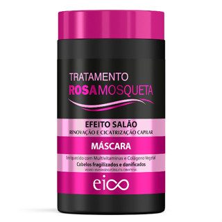 Eico Máscara Tratamento Creme Hidratação Rosa Mosqueta Danos Cicatrizados Cabelos Renovados 1kg em Oferta na Shopee
