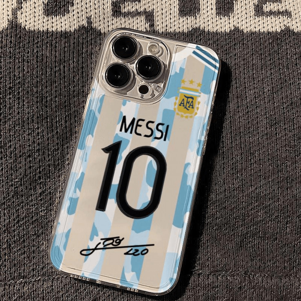 MESSI iPhone 16/15 Capa De Telefone De Silicone Macio Para iPhone11 12 13 14 Promax X XR 7 8 + Design De Câmera Protetora À Prova D'água Resistente A Impactos