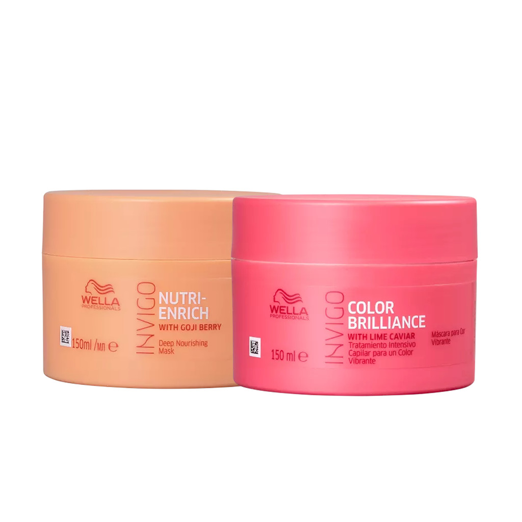 Kit Máscaras Nutri Enrich e Color Brilliance 150ml - Wella
