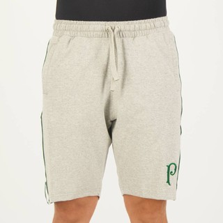 Bermuda Palmeiras Moletom Score Mescla Cinza em Oferta na Shopee