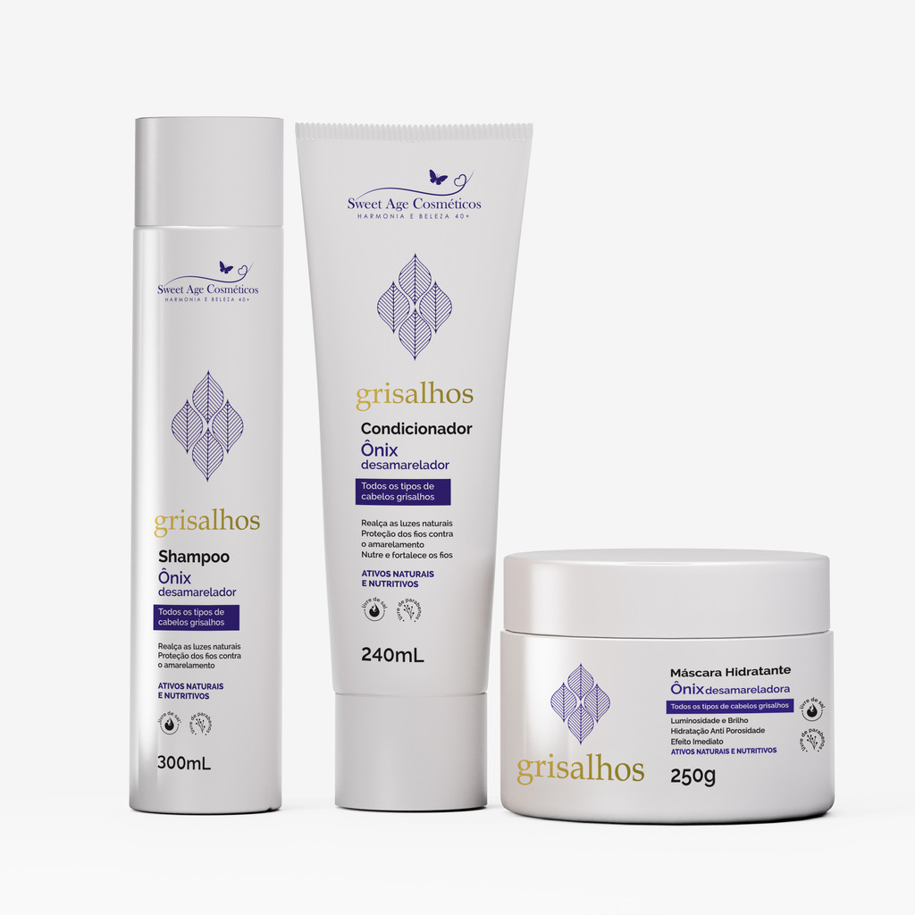 Kit Onix Desamarelador Shampoo+Condicionador+Máscara ONIX