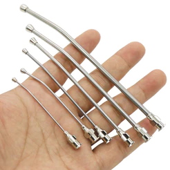 2/5 Pcs Pet Feeding Curvo Gavage Tubos Alimentador De Pássaros Para Ratos/Papagaios/Aves