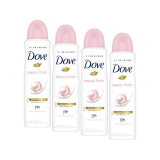 Kit 4 Desodorantes Antitranspirante Magnólia e Jasmim Dove Beauty Finish 150ml cada em Oferta na Shopee