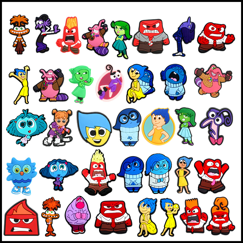 Dentro Para Fora Sapato Encantos Dos Desenhos Animados Decoração Estilo Presente Acessórios De PVC Com Botão