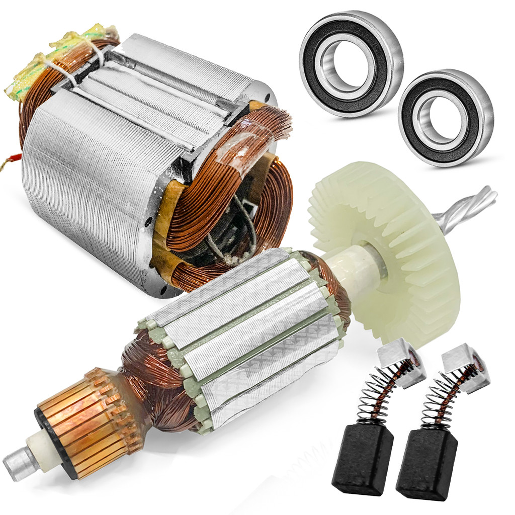 Hp1630 127v Induzido Bobina Carvão Rolamento Para Furadeira