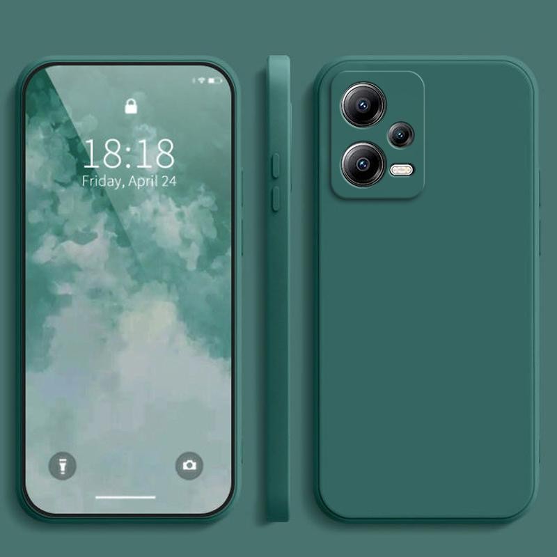 Detalhes do Capinha Redmi Note 12 Pro 5G , Cor Sólida Note12 Protetora De silicone anti-Queda De Lisa Simples YT