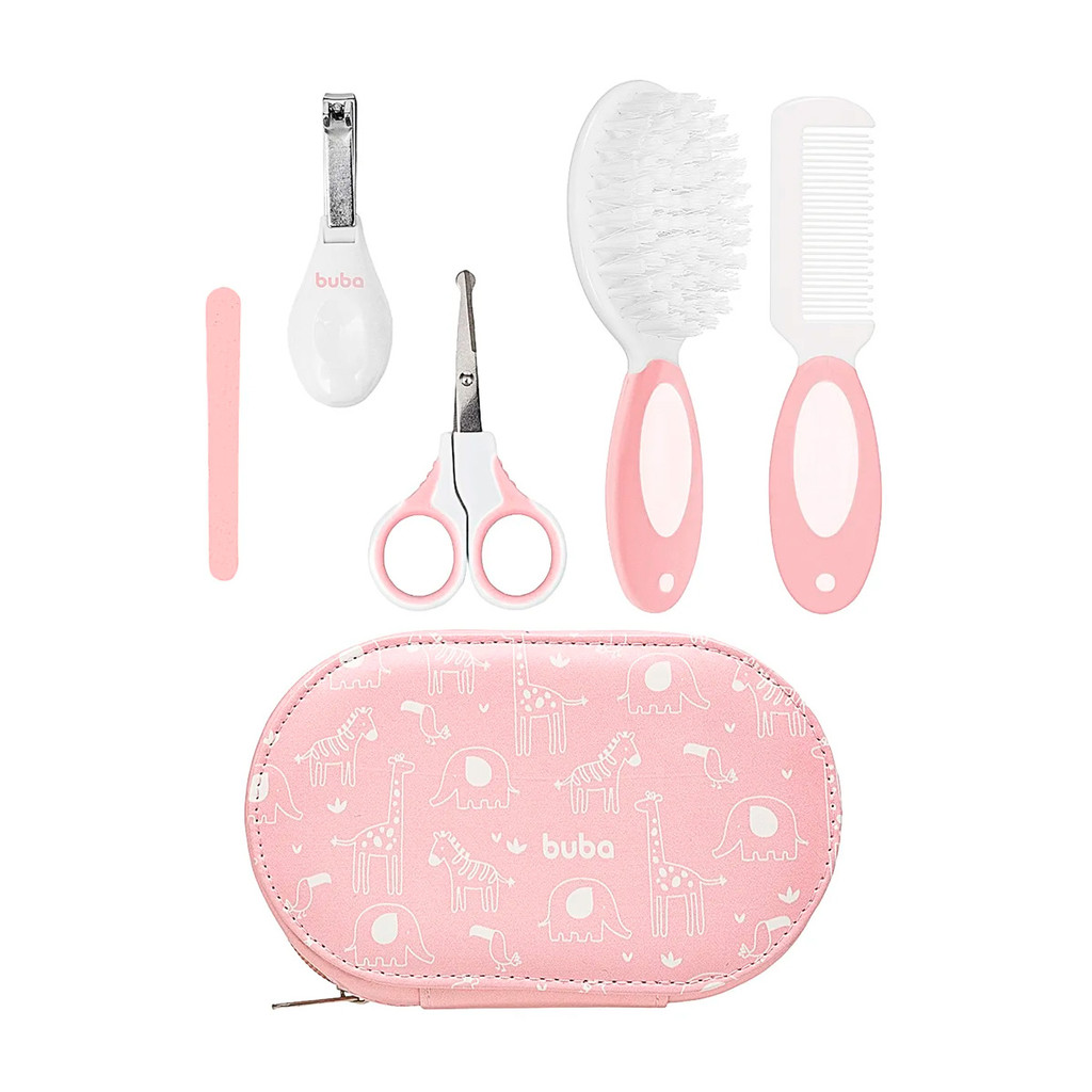 Buba Kit Cuidados Com Estojo De Viagem (+0m) - Rosa