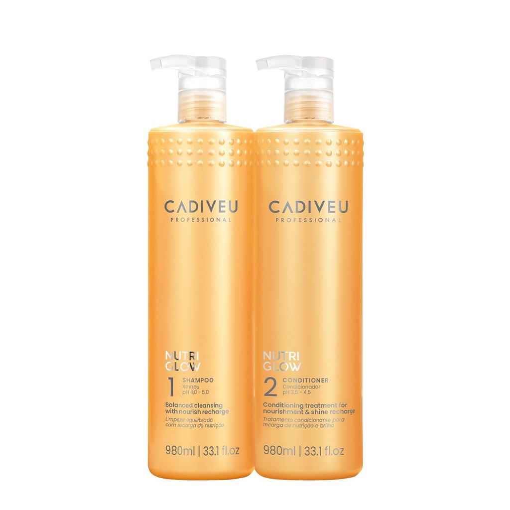 Kit Cadiveu Professional Nutri Glow Duo Grande (2 produtos) em Oferta na Shopee