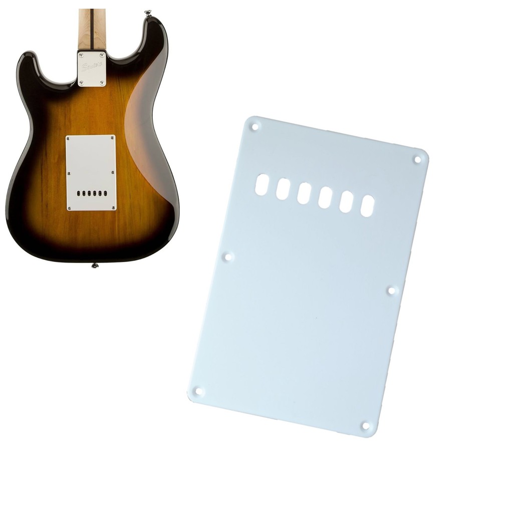 Tampa Escudo Traseiro Guitarra Branco Mola Prince NWB-01/WH
