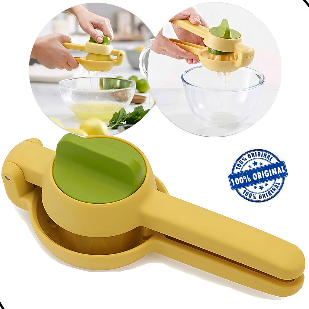 Espremedor de Frutas Laranja Limão Manual Giratório Portátil