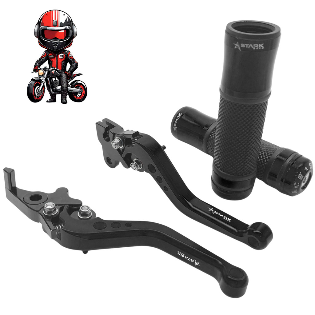 Kit Manete Manopla Esportivo Cb300r Cbx 200 Strada Cbx 250 Twister